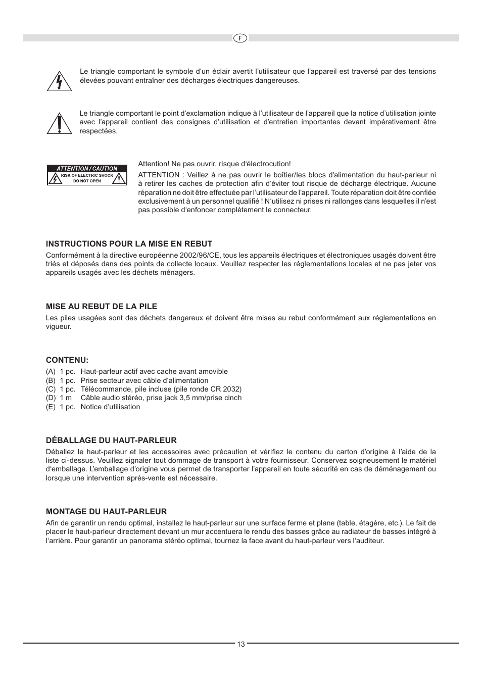 Heco Ascada 300 BTX User Manual | Page 13 / 32