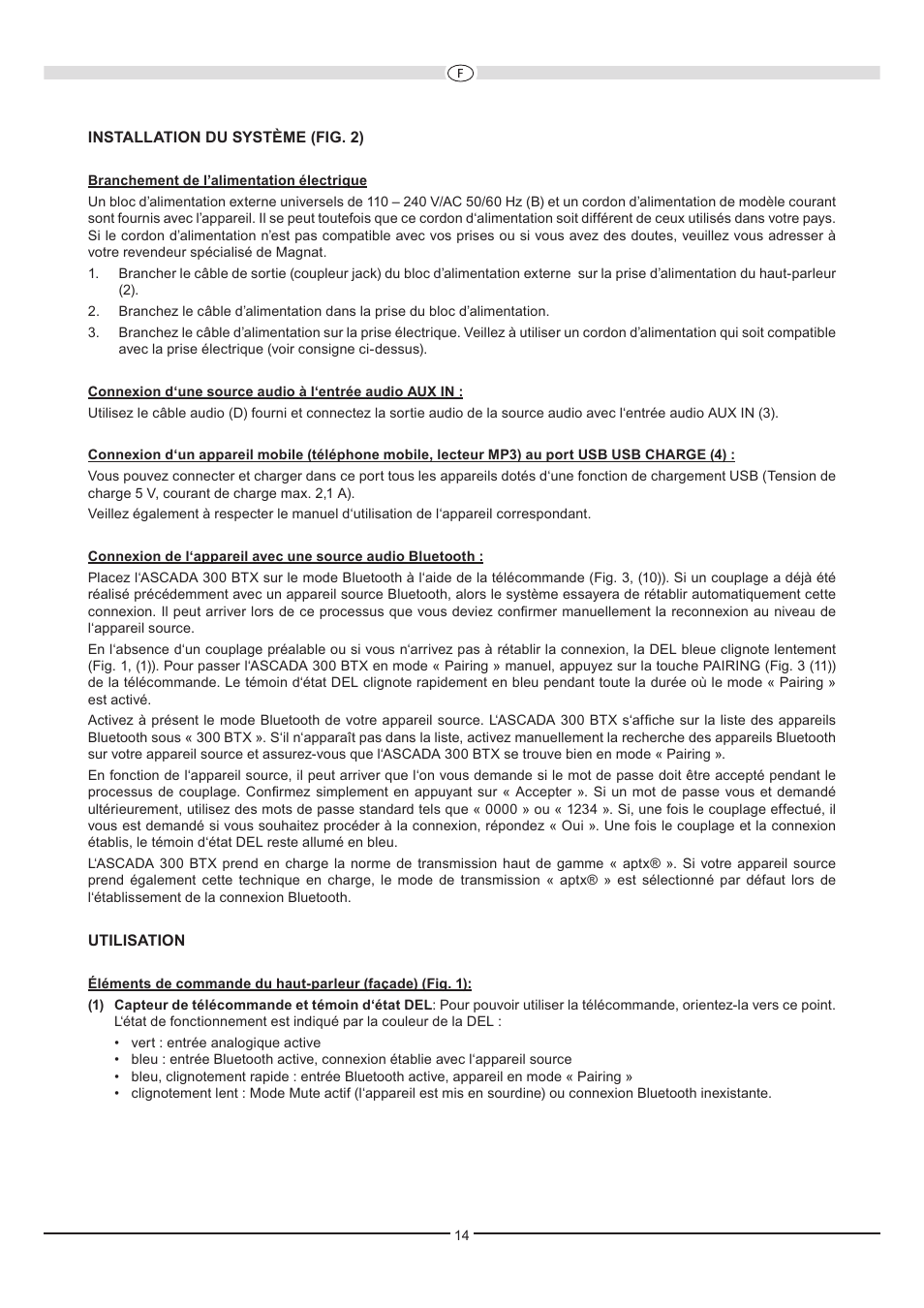 Heco Ascada 300 BTX User Manual | Page 14 / 32