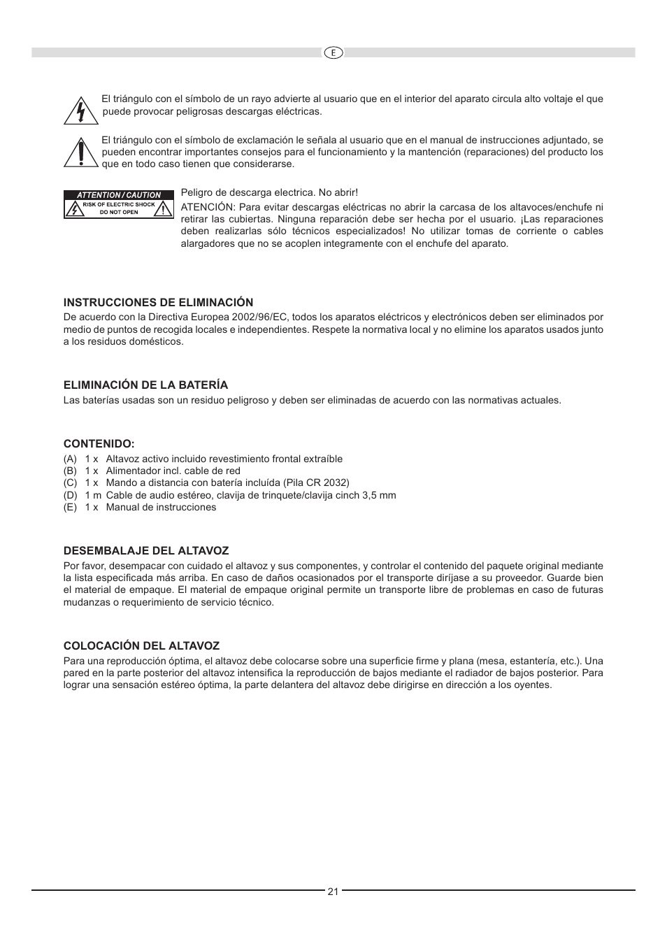 Heco Ascada 300 BTX User Manual | Page 21 / 32