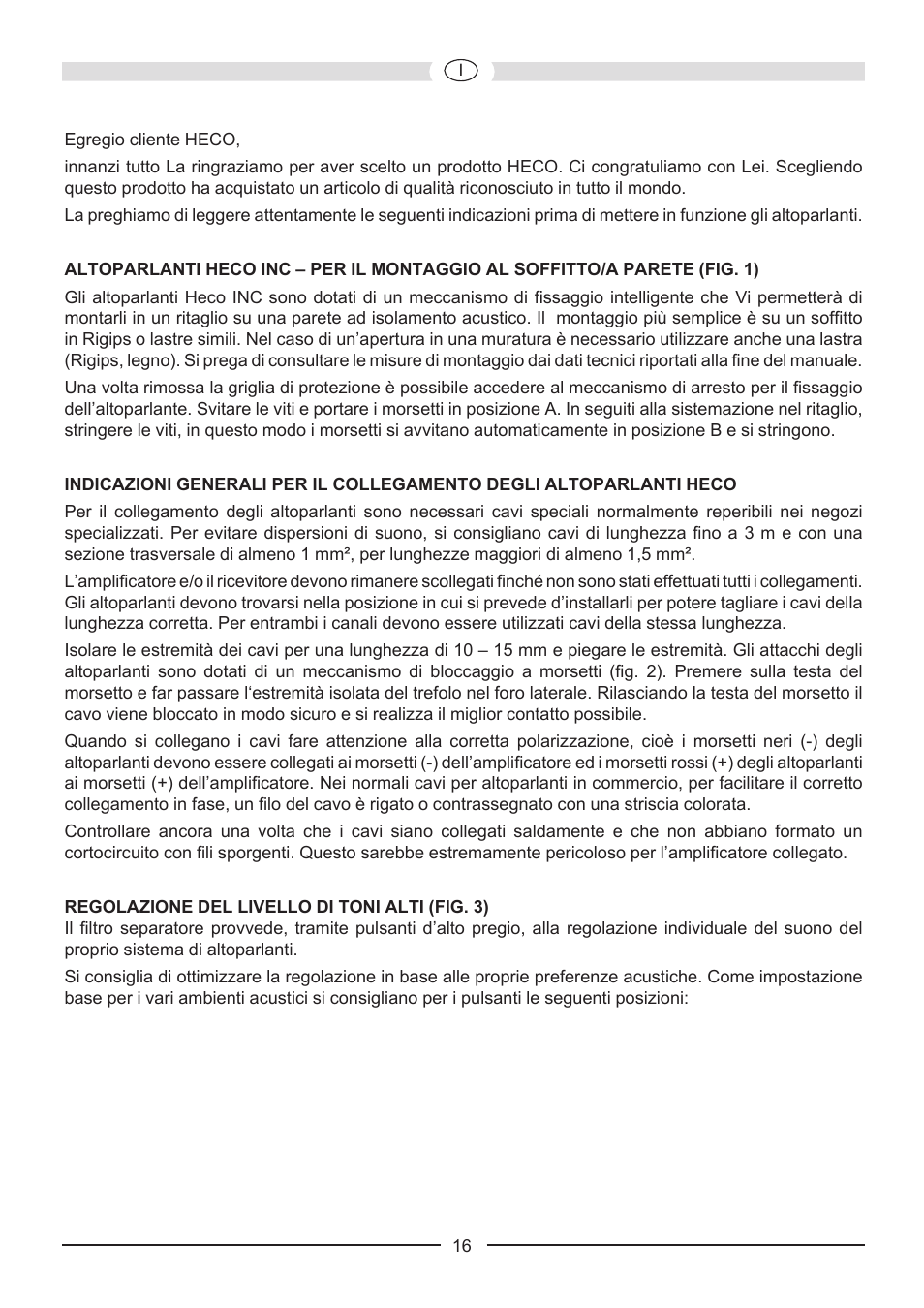 Heco Install Basic INC 62 User Manual | Page 16 / 44