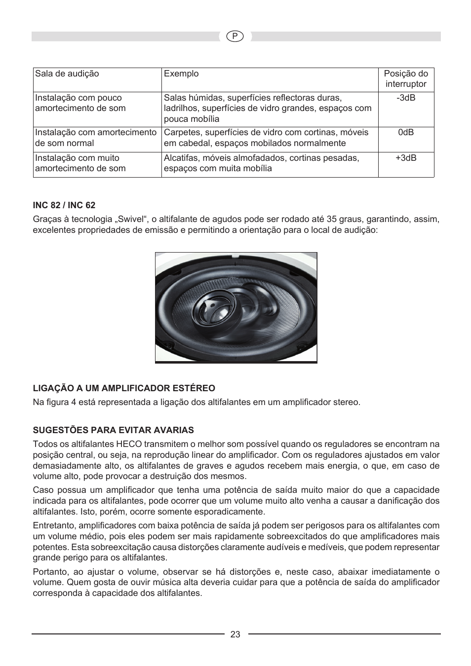 Heco Install Basic INC 62 User Manual | Page 23 / 44