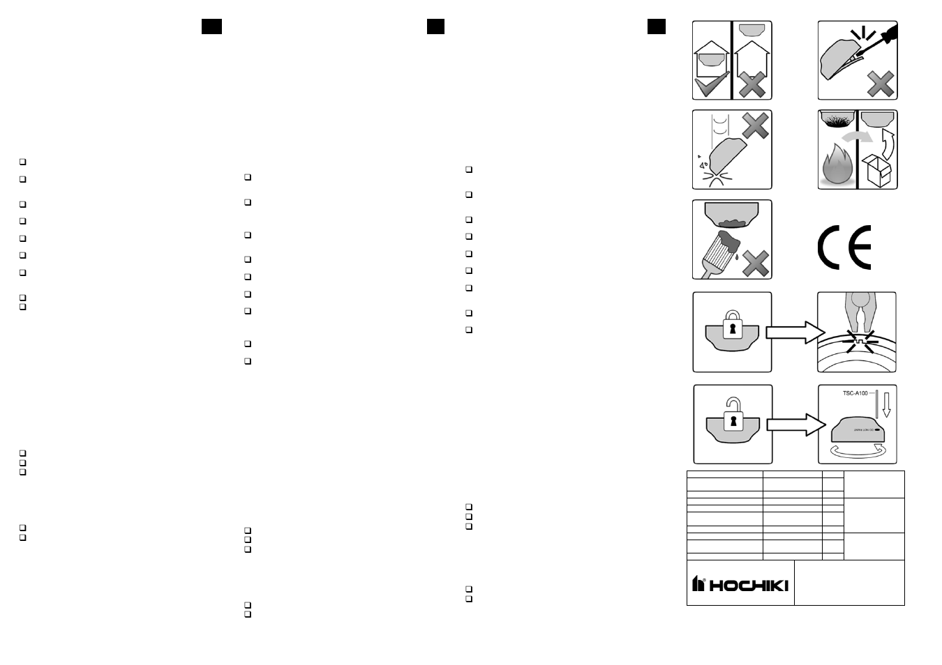 Hochiki YBN-R/3 User Manual | 2 pages