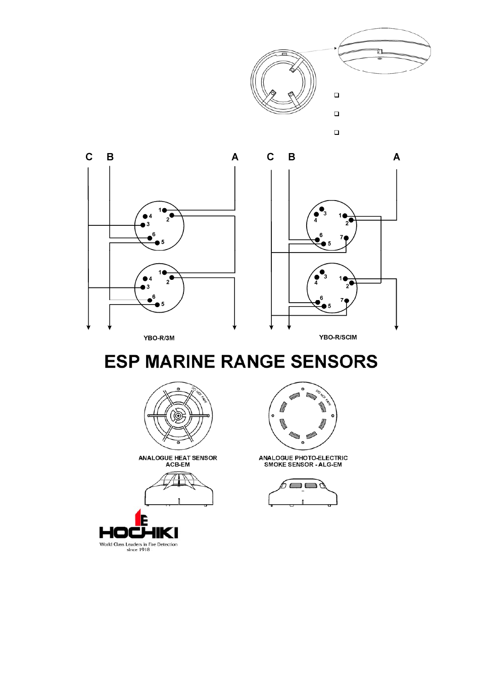 Hochiki YBN-R/3M User Manual | Page 2 / 2