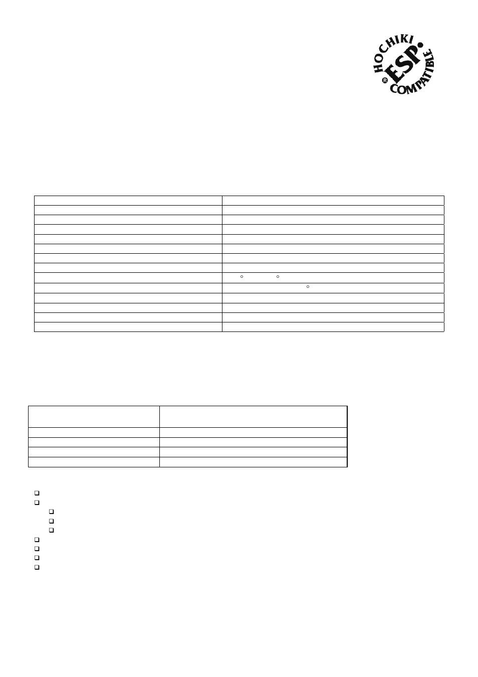 Hochiki YBN-R/3(WHT)-SCI User Manual | 2 pages