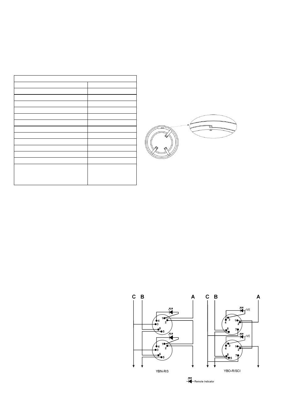 Tones and volumes, Locking mechanism, Installation | Using the ybo-bsb as a wall sounder beacon, Wiring | Hochiki YBO-BSB(WHT) User Manual | Page 2 / 4