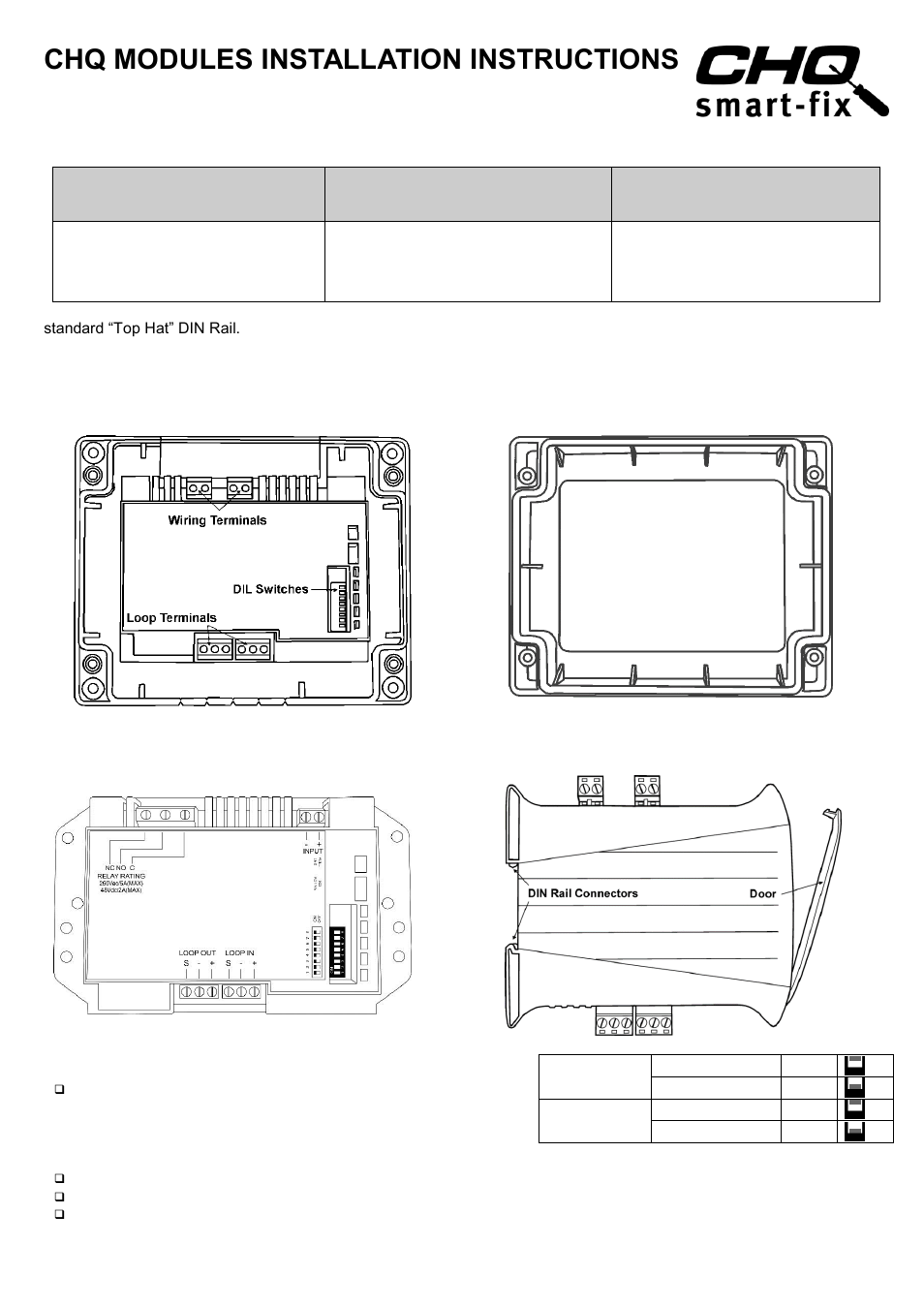 Hochiki CHQ-DSC/M(SCI) User Manual | 4 pages