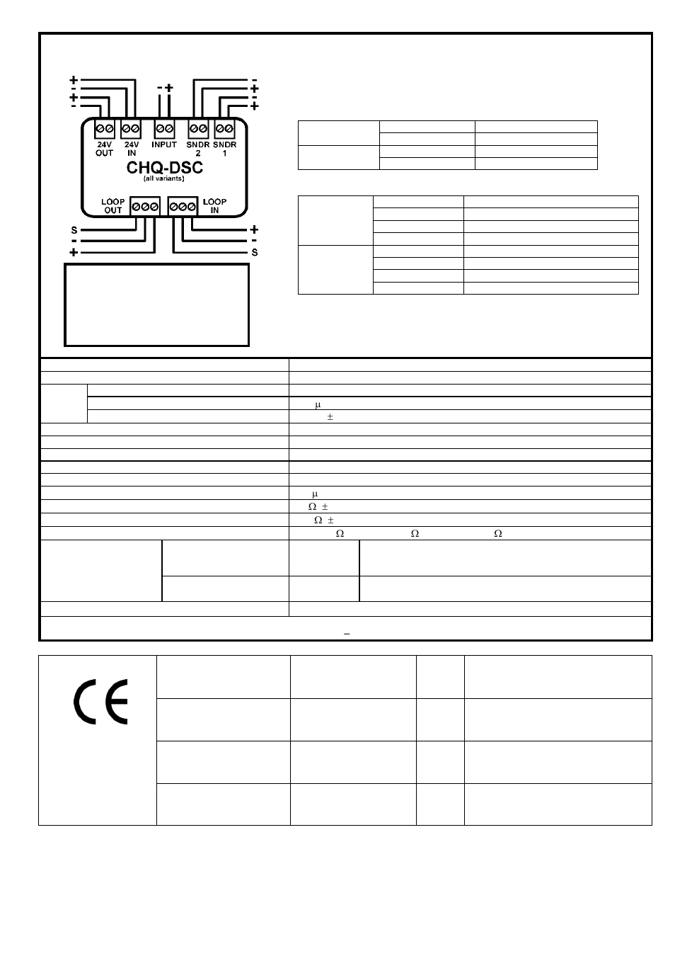 Hochiki CHQ-DSC/M(SCI) User Manual | Page 2 / 4