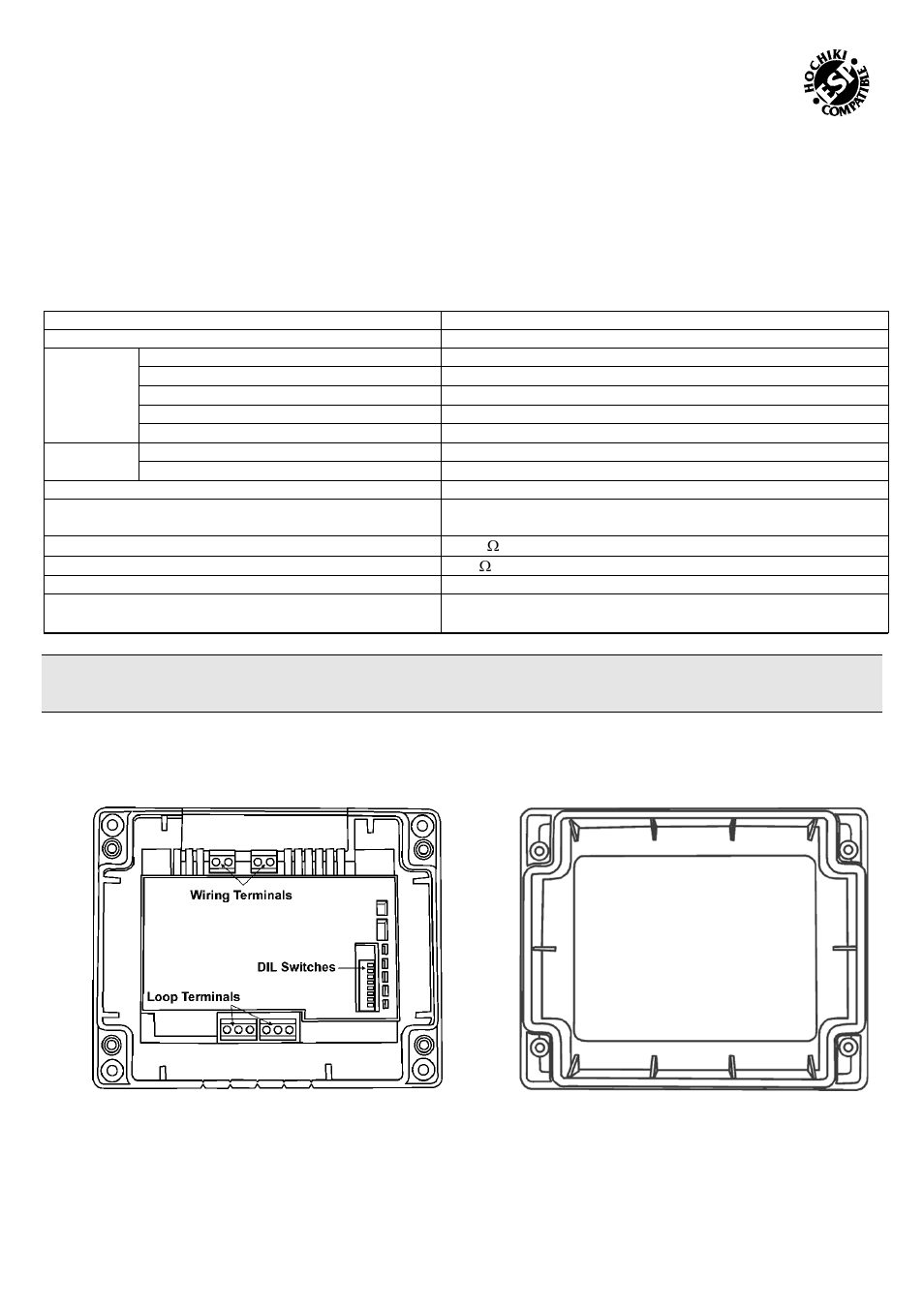 Hochiki CHQ-DZM(SCI)-IS User Manual | 3 pages