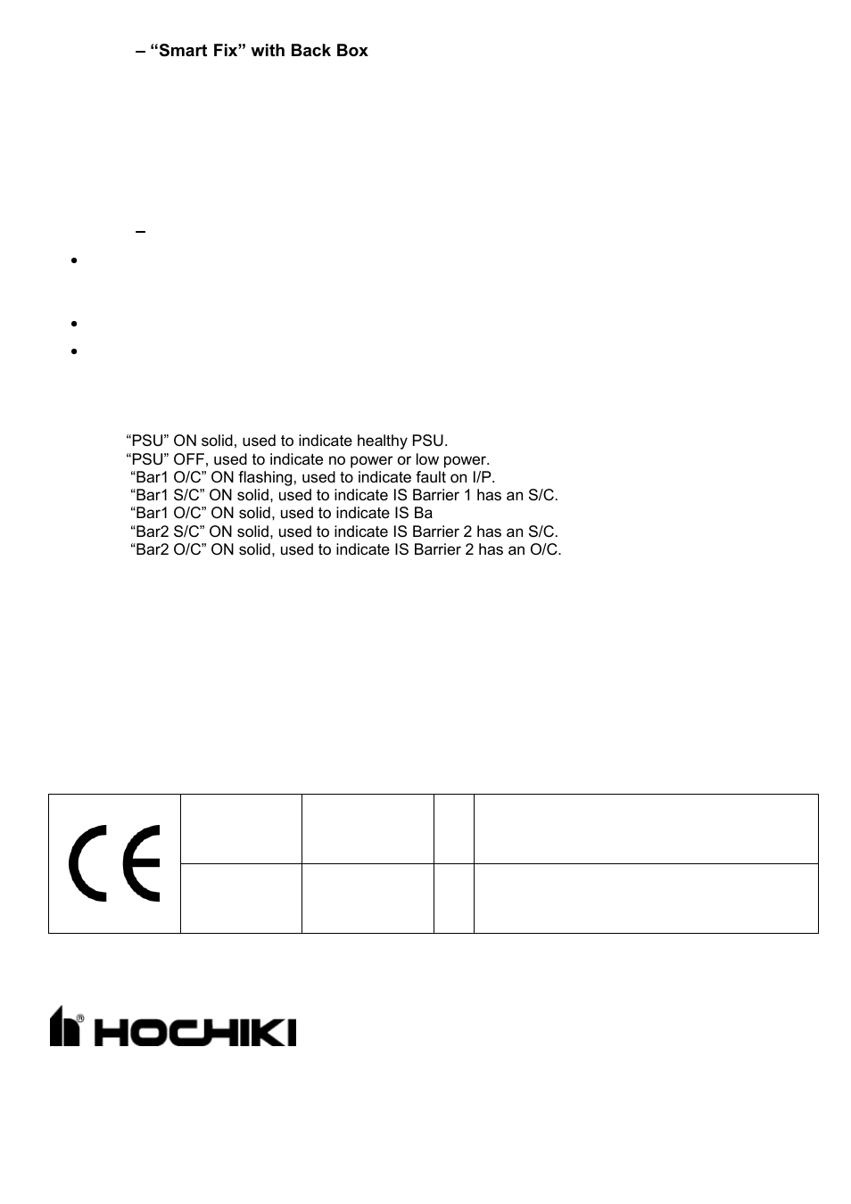 Hochiki CHQ-ISM/DIN User Manual | Page 4 / 4