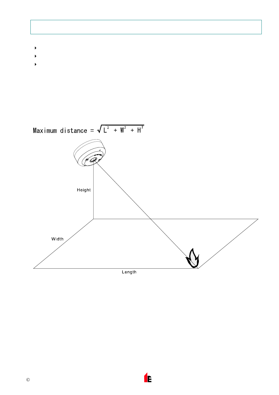 3 quantities and positioning | Hochiki DRD-E User Manual | Page 7 / 12
