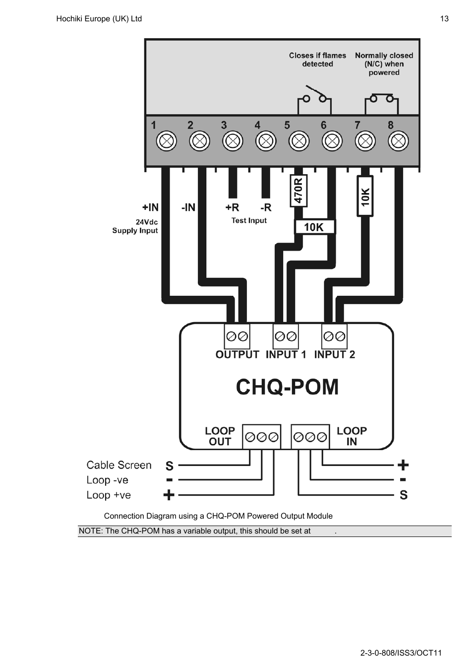 Hochiki IFD-E User Manual | Page 13 / 16