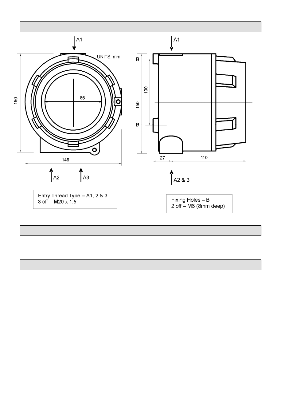 Enclosure details, Health and safety at work act, Installation | Hochiki IFD-E(EXD) User Manual | Page 8 / 15