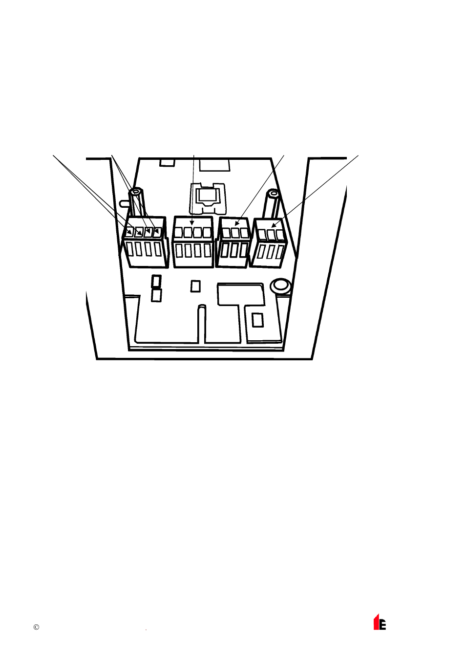3 detector terminal block connections | Hochiki FIRElink-25 User Manual | Page 8 / 40