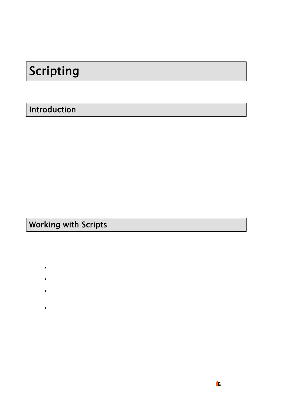 Scripting, Introduction, Working with scripts | Hochiki TE-TLE User Manual | Page 40 / 43