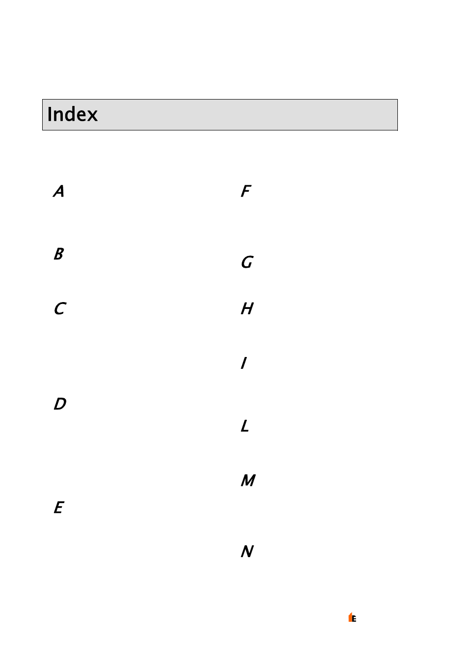 Index | Hochiki TE-TLE User Manual | Page 42 / 43