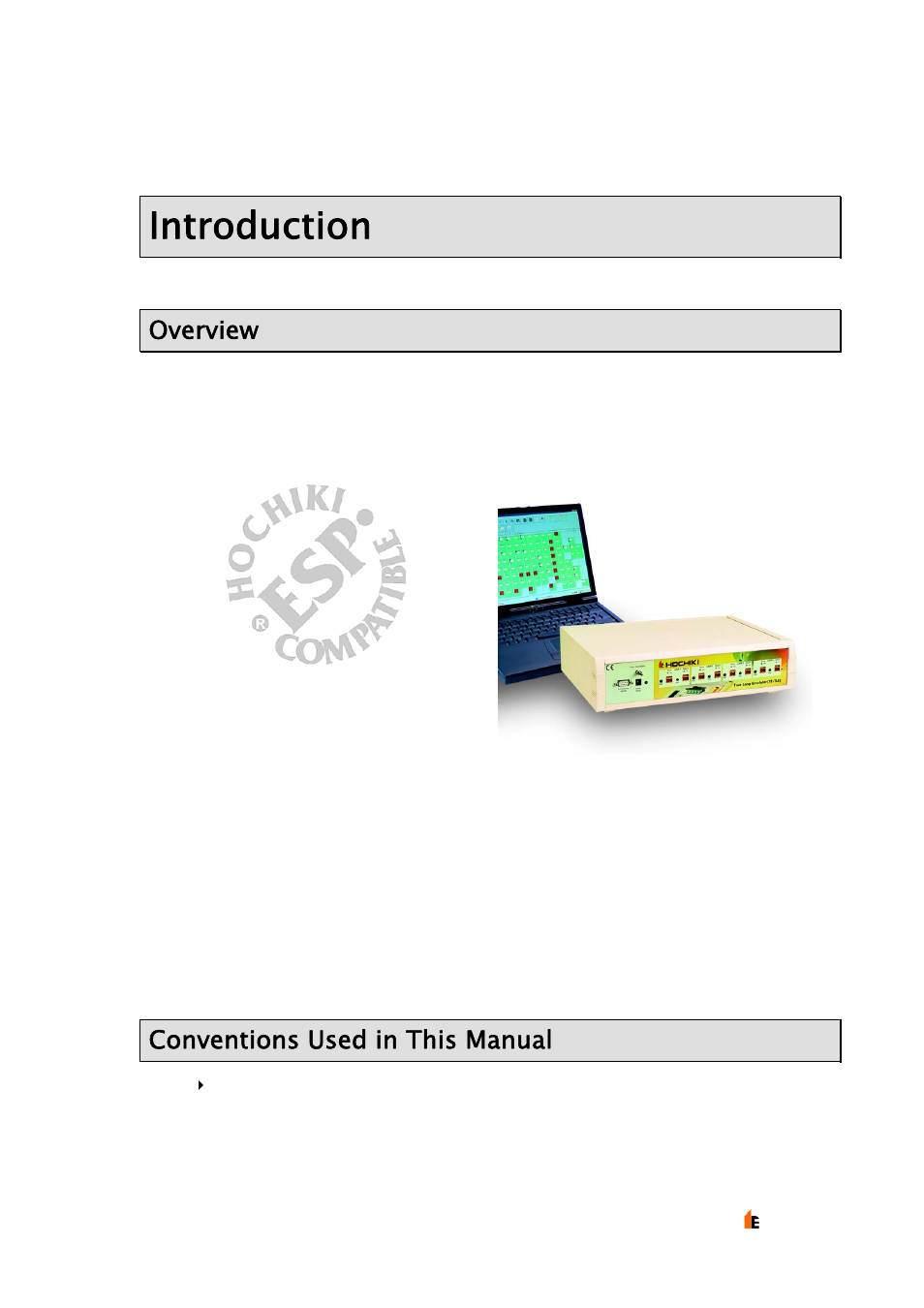 Introduction, Overview, Conventions used in this manual | Hochiki TE-TLE User Manual | Page 5 / 43