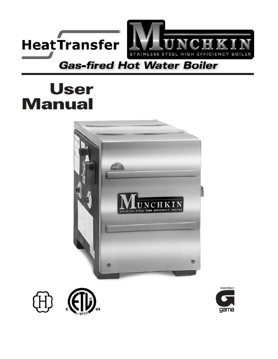 HTP Munchkin Boiler Residential User Manual | 12 pages