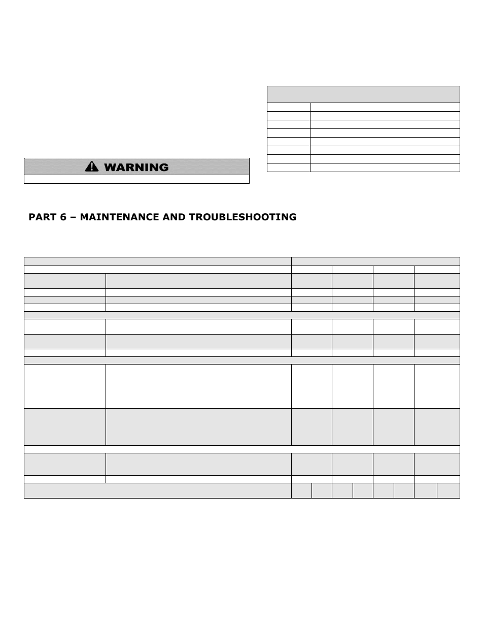 Part 6, Maintenance and troubleshooting, Part 6 – maintenance and troubleshooting | HTP SSU-119CB User Manual | Page 10 / 12