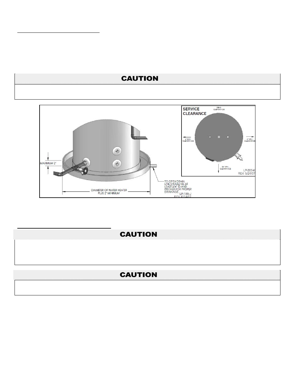 B. locating the storage tank | HTP SSU-119CB User Manual | Page 5 / 12