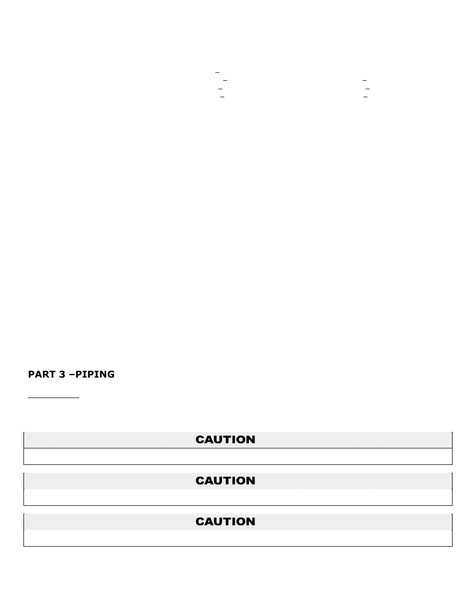 Part 3, Piping, A. plumbing | Part 3 –piping | HTP SSU-119CB User Manual | Page 6 / 12