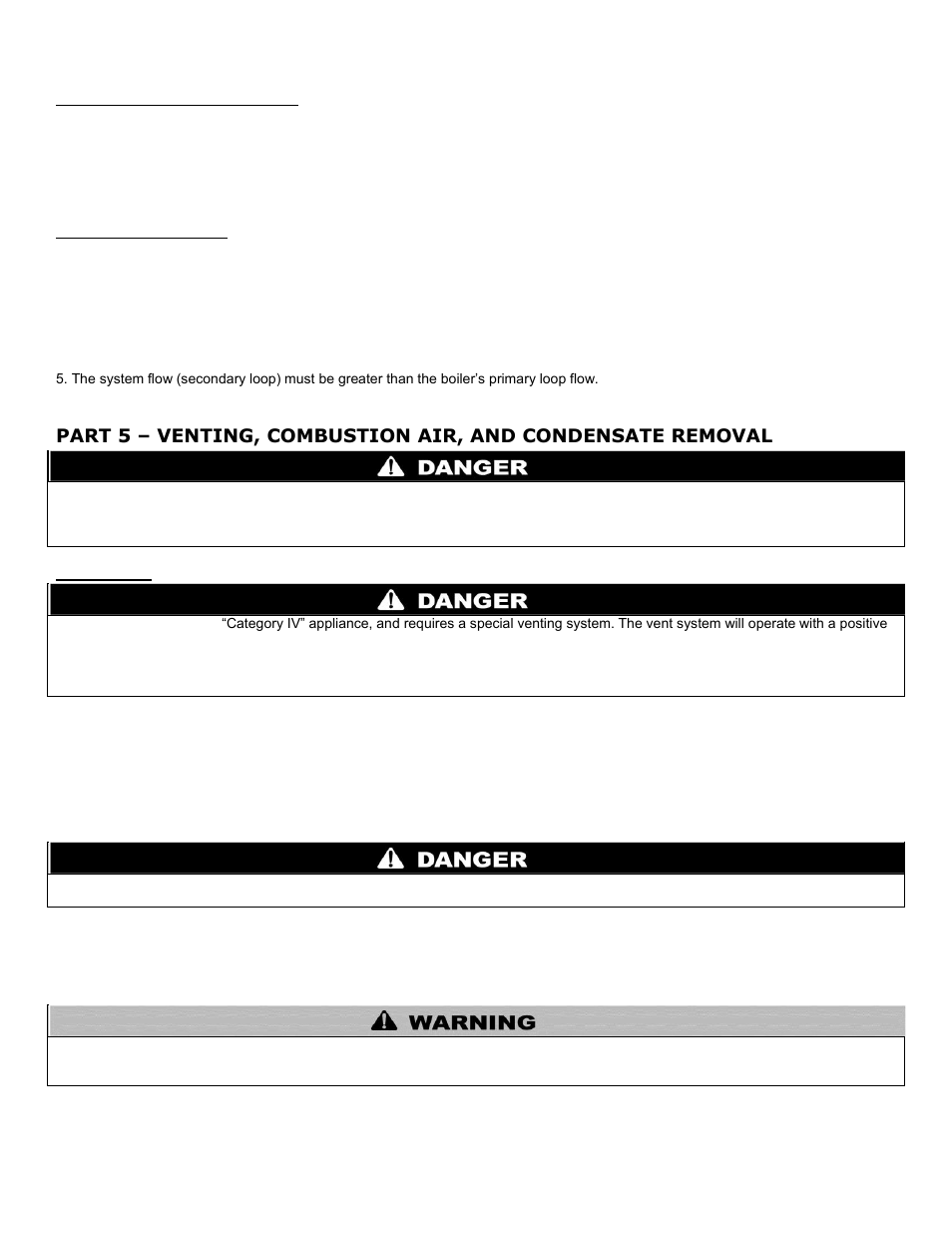 N. zoning with circulators, O. multiple boilers, Part 5 | Venting, combustion air, and condensate removal, A. general | HTP EL-399 User Manual | Page 27 / 84