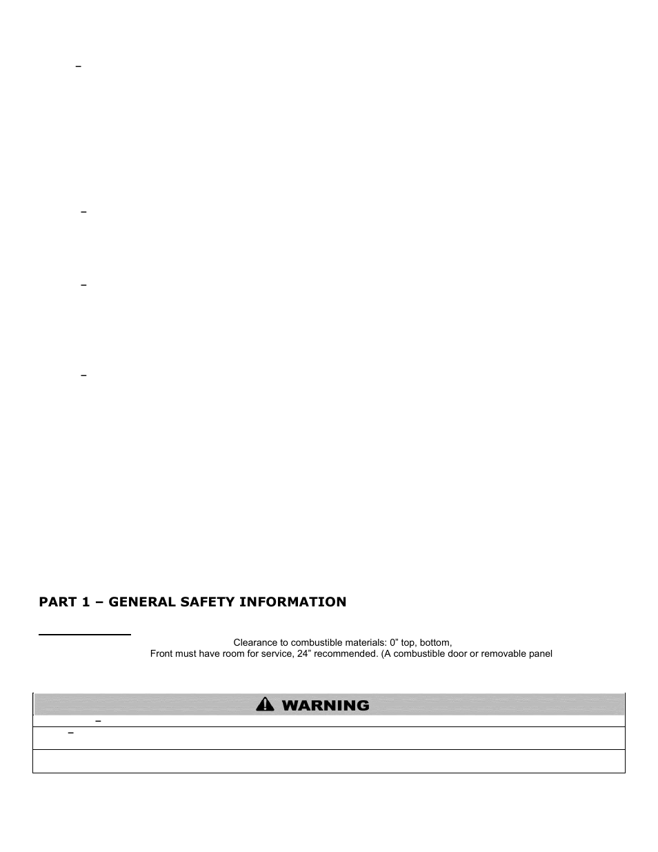 Part 1, General safety information, A. precautions | HTP EL-399 User Manual | Page 7 / 84