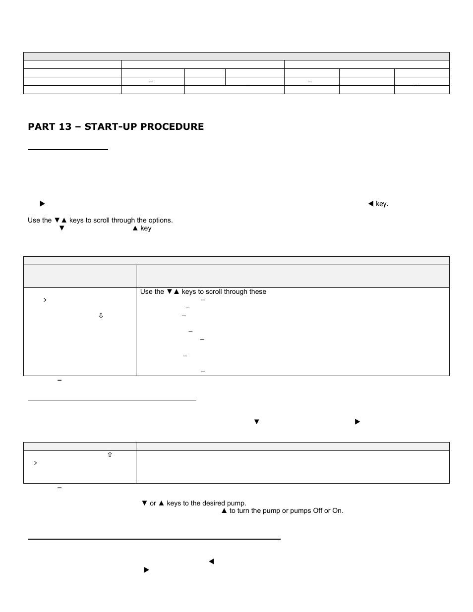 Part 13, Start-up procedure, A. installer menu | B. purging air from the water system, Gas type, Part 13 – start-up procedure | HTP ELP-199 User Manual | Page 66 / 83