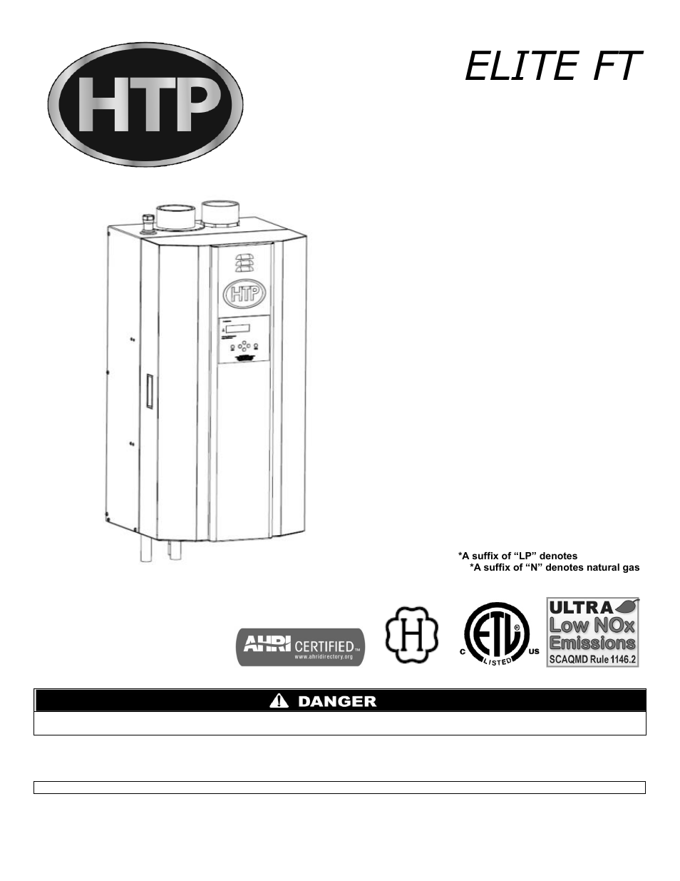 HTP EFT-399 User Manual | 91 pages