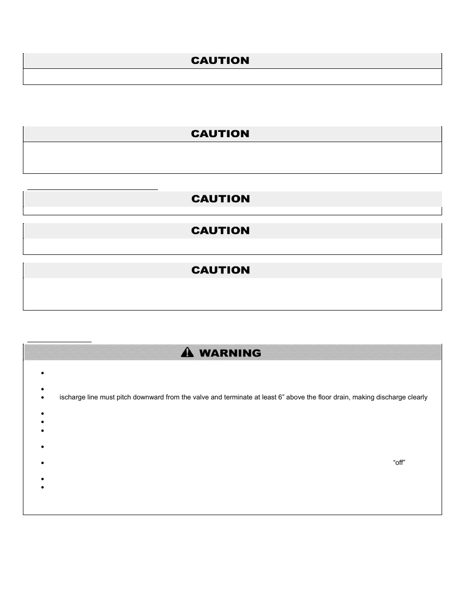 A. general piping information, B. relief valve | HTP EFT-399 User Manual | Page 19 / 91