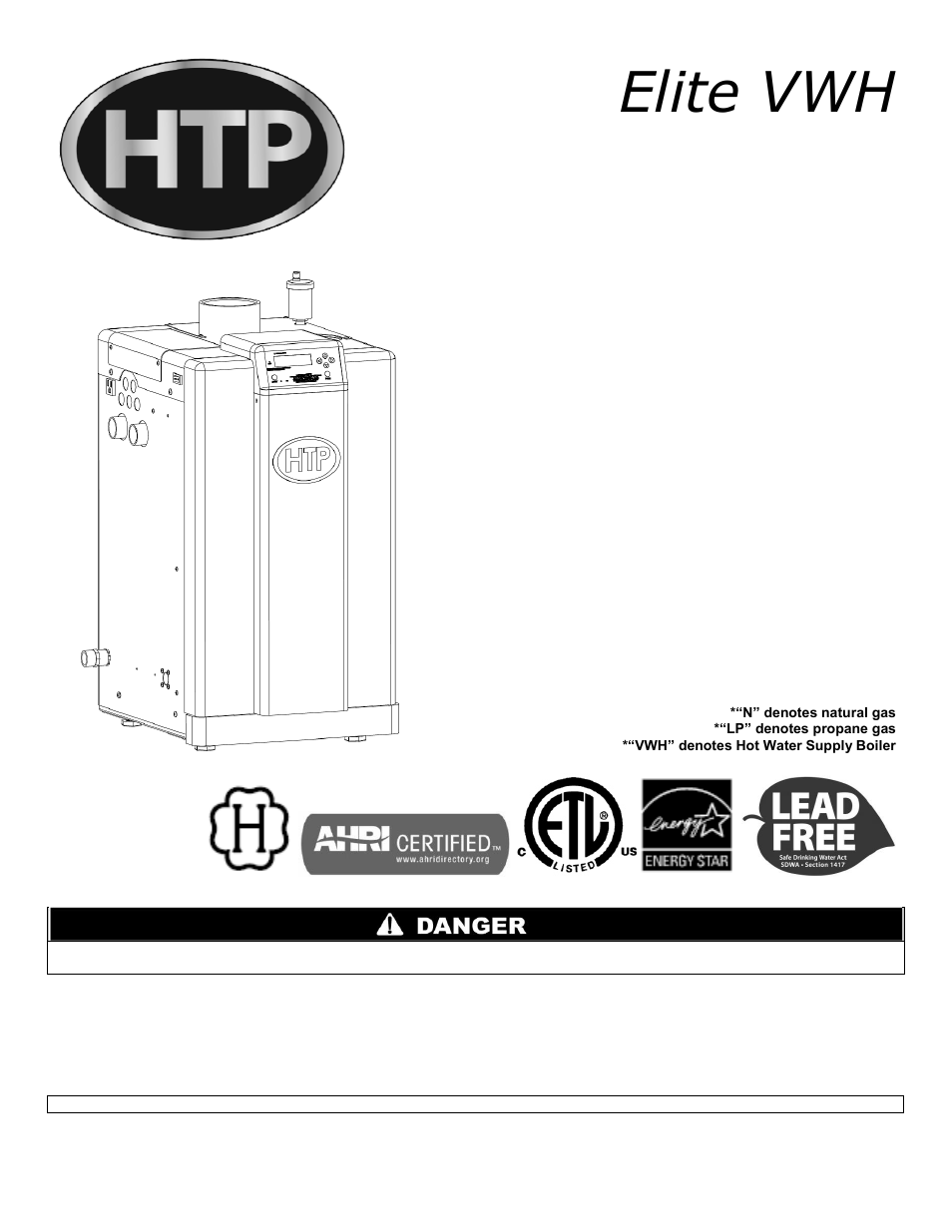 HTP EL-399NVWH User Manual | 81 pages