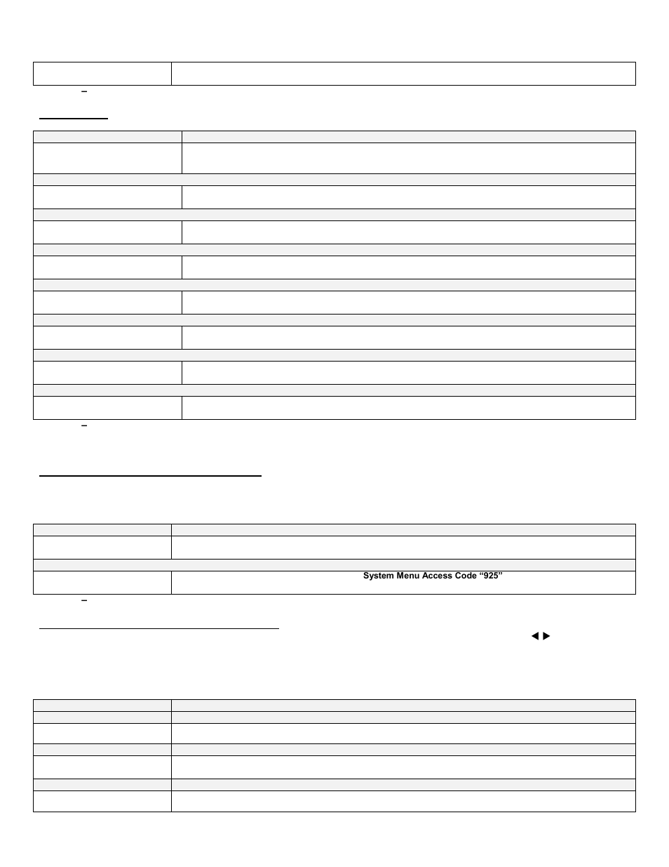 E. programming the system setting, F. system setting program navigation | HTP EL-399NVWH User Manual | Page 58 / 81