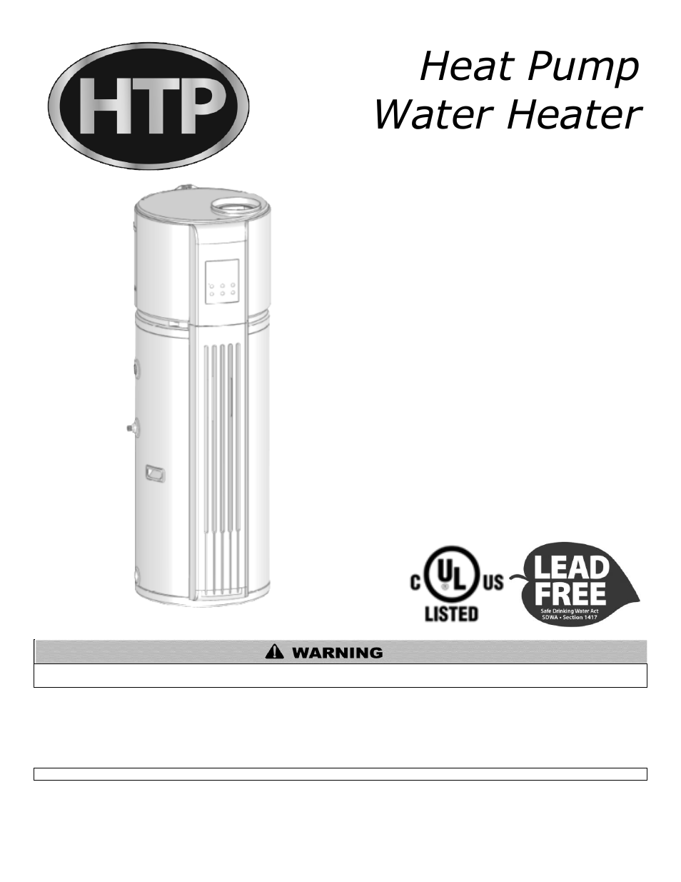 HTP HPW-50-6 User Manual | 25 pages