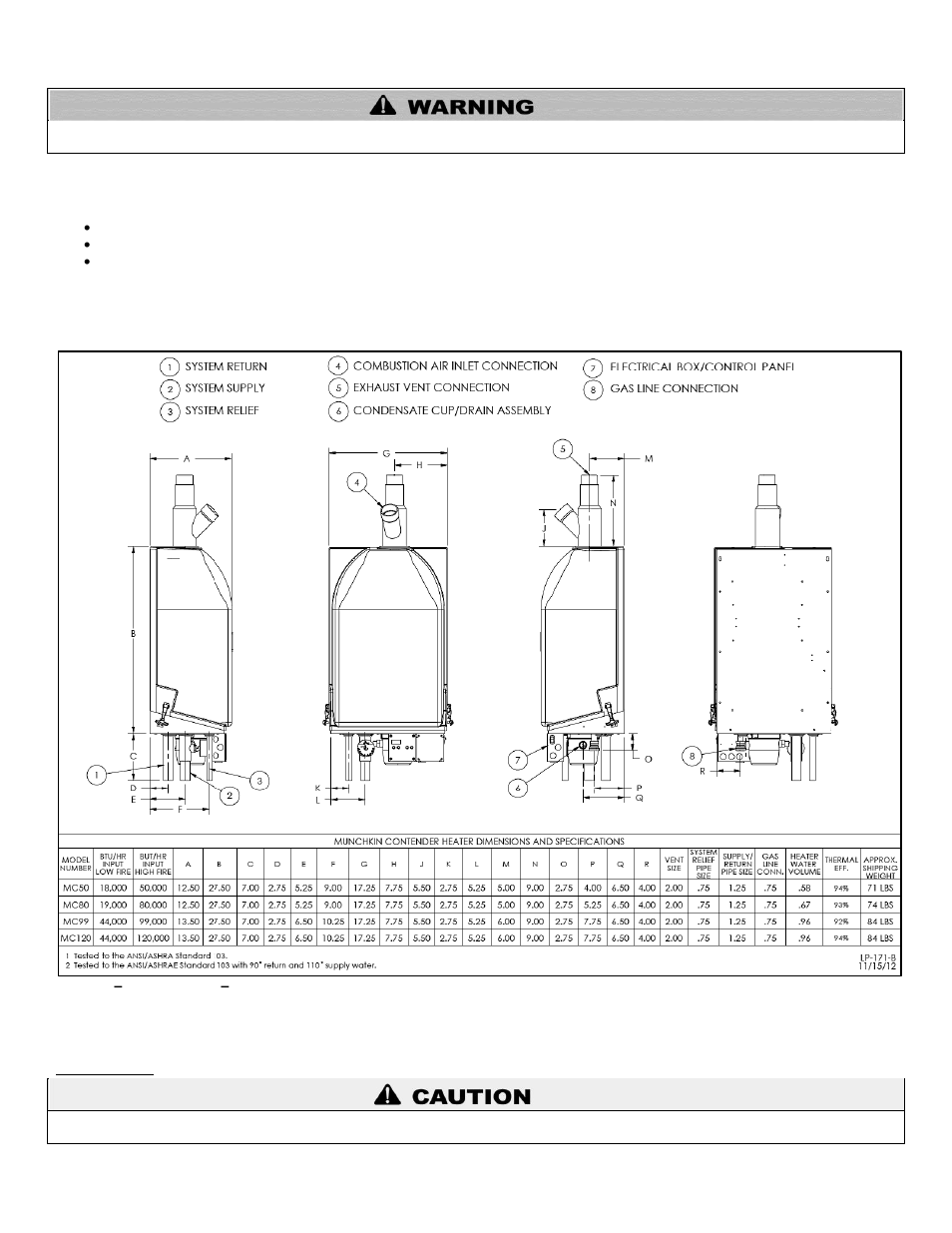 B. leveling | HTP MC120 User Manual | Page 11 / 79