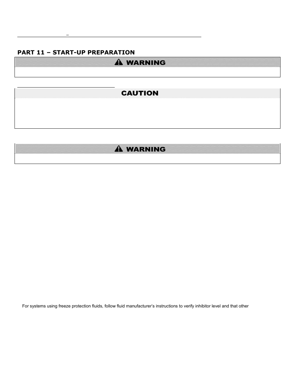 Part 11, Start-up preparation, A. check/control water chemistry | Part 11 – start-up preparation | HTP MC120 User Manual | Page 57 / 79