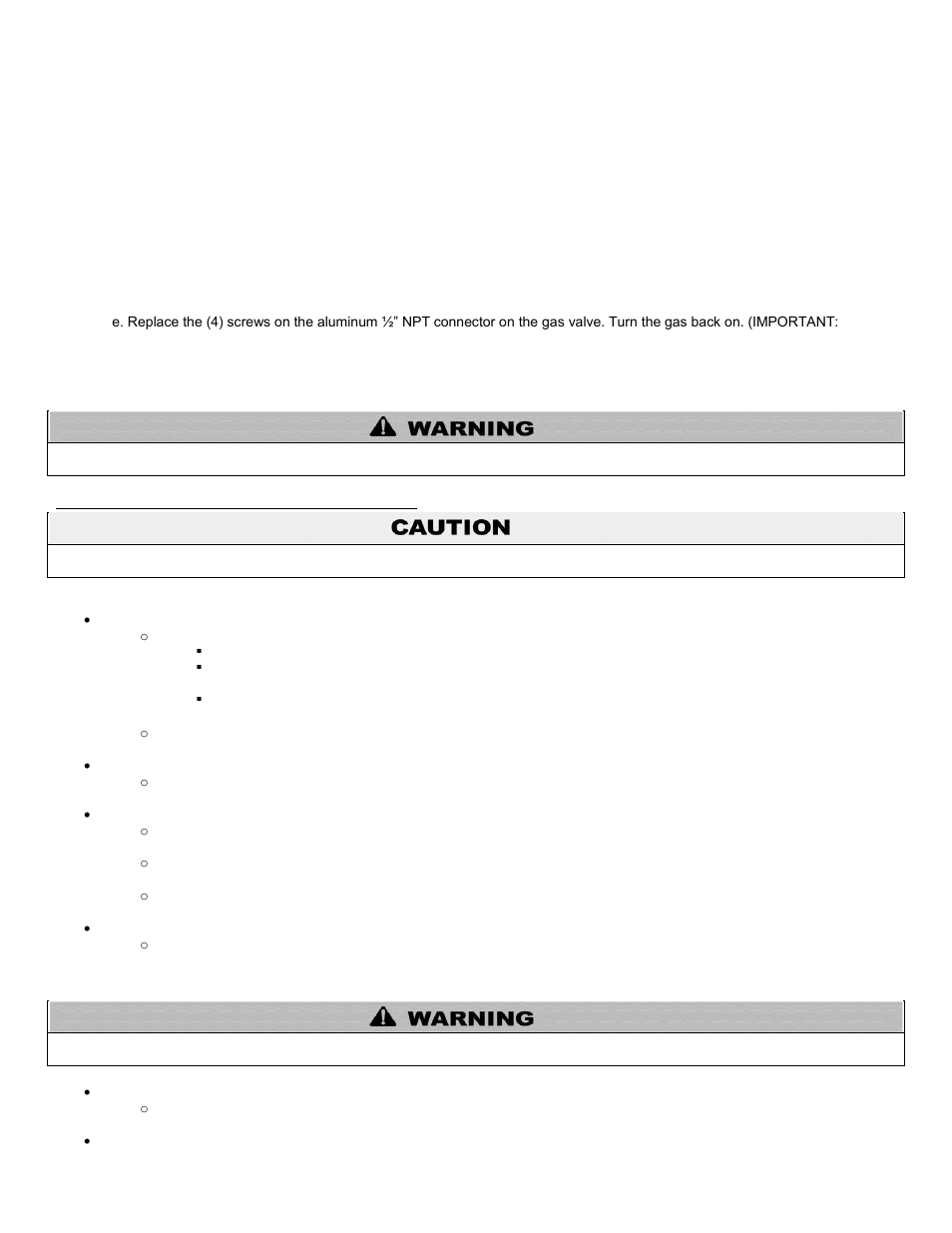 D. maintenance schedule for the owner | HTP MC120 User Manual | Page 69 / 79