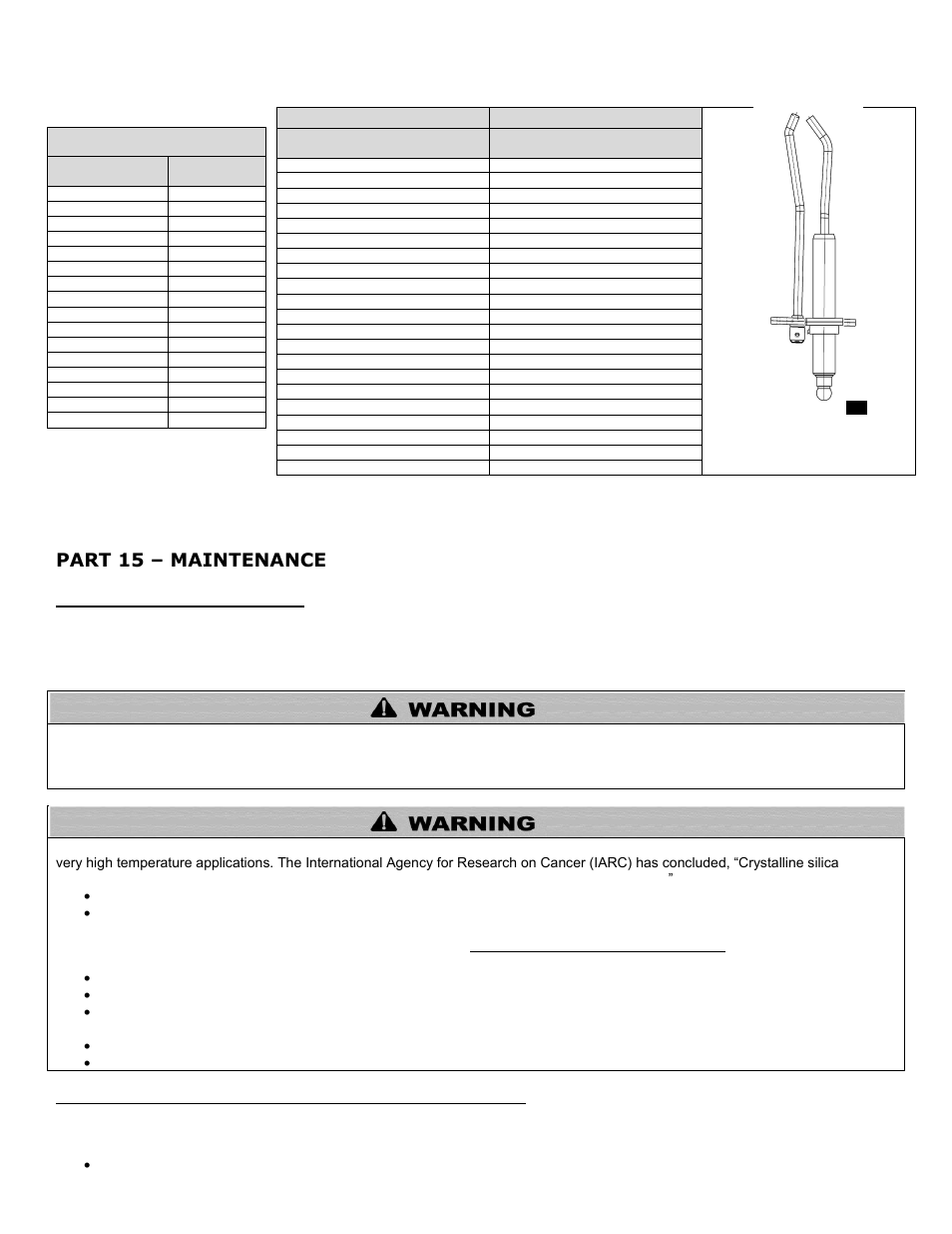 Part 15, Maintenance, A. maintenance procedures | B. maintenance schedule for the service technician, Part 15 – maintenance | HTP 399M User Manual | Page 68 / 81