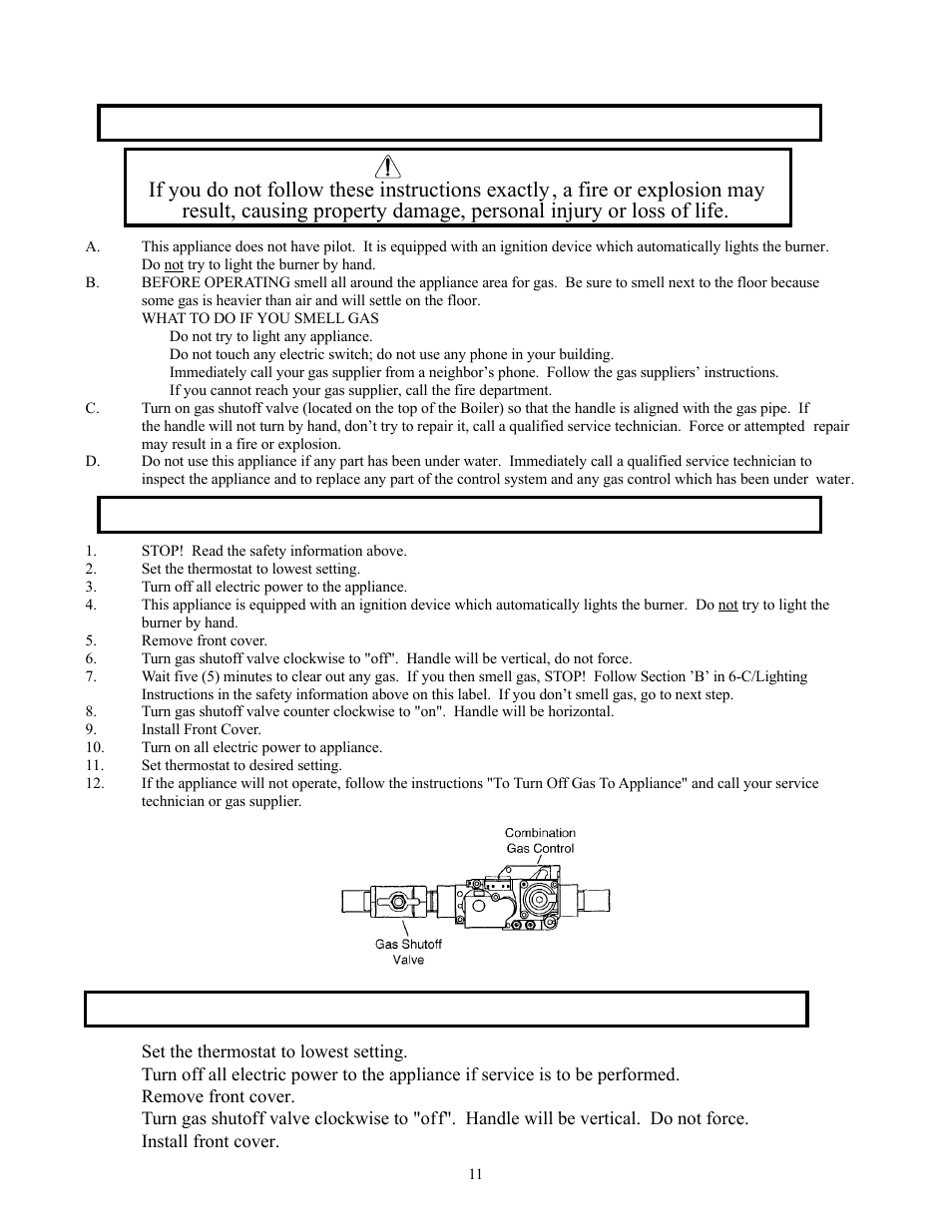 C. lighting instructions | HTP Munchkin High Efficiency Heater User Manual | Page 13 / 18