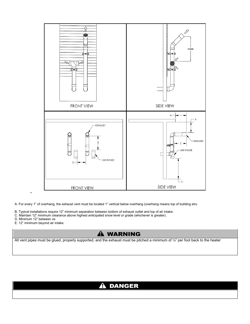 Venting through an existing system | HTP 199-55SA User Manual | Page 34 / 56