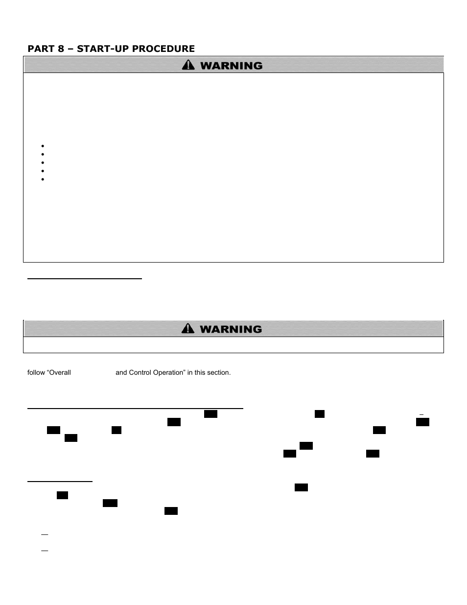 Part 8, Start-up procedure, A. operating instructions | B. overall water heater and control operation, C. status menu, Part 8 – start-up procedure | HTP 199-55SA User Manual | Page 44 / 56