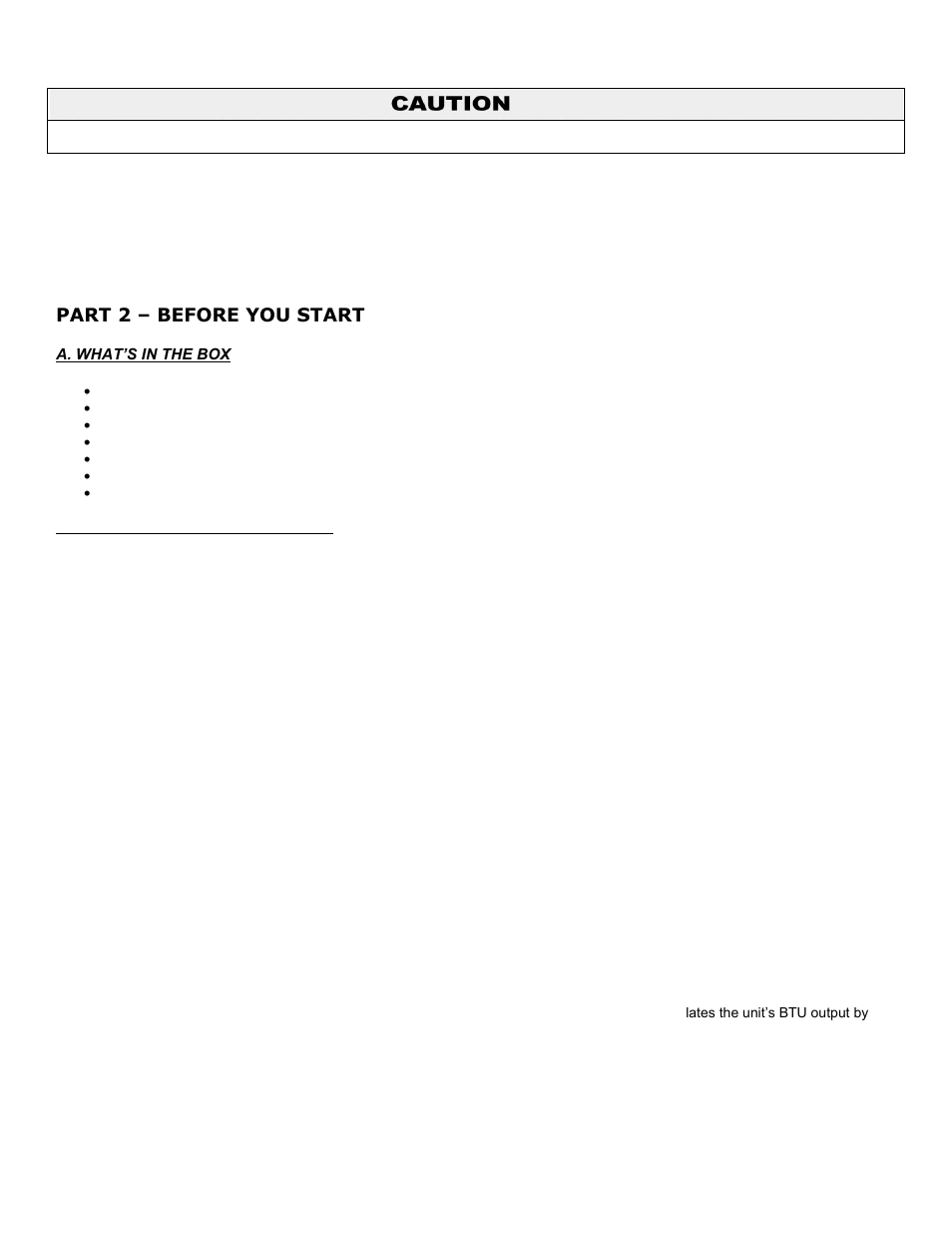 Part 2, Before you start, A. what’s in the box | B. how the appliance operates, Part 2 – before you start | HTP PHR199-55C User Manual | Page 10 / 74