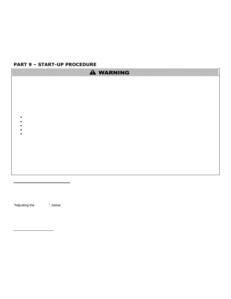 Part 9, Start-up procedure, A. operating instructions | B. cascade system, Part 9 – start-up procedure | HTP PHR199-55C User Manual | Page 58 / 74