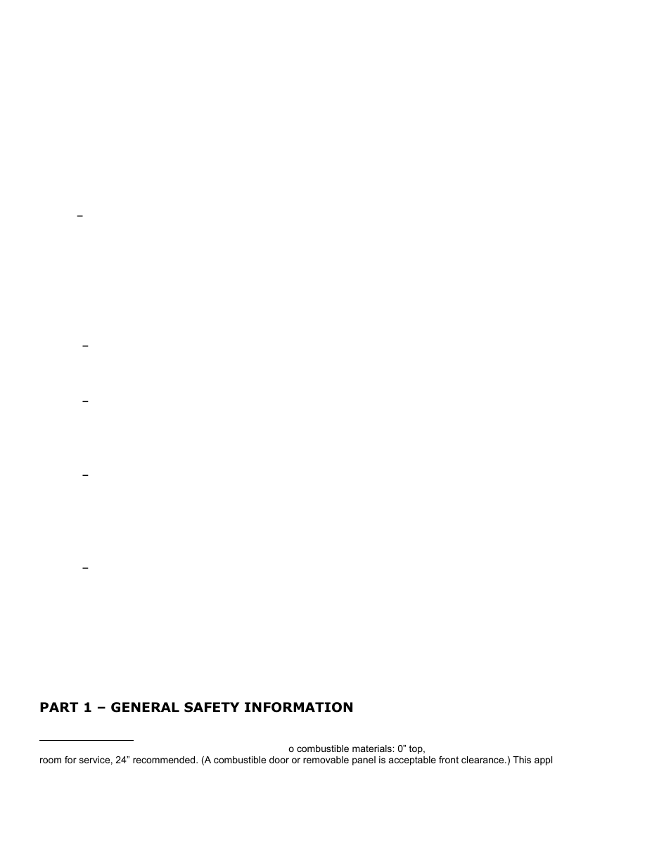 Part 1, General safety information, A. precautions | HTP PHR199-55C User Manual | Page 6 / 74