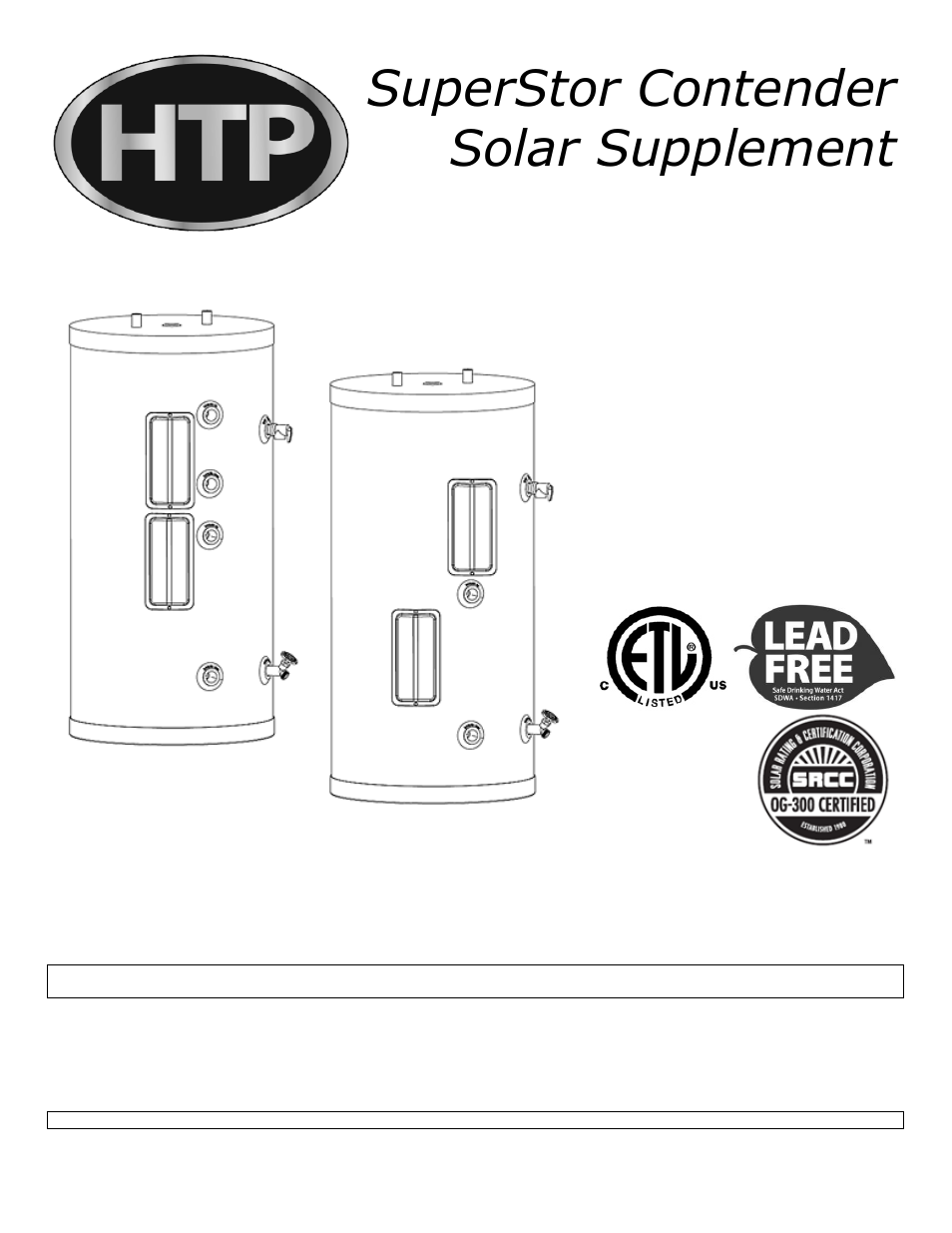 HTP SSC-119SE User Manual | 39 pages