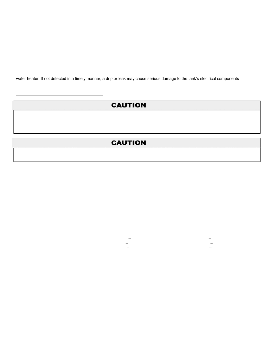 B. water chemistry requirements | HTP SSC-119SE User Manual | Page 17 / 39