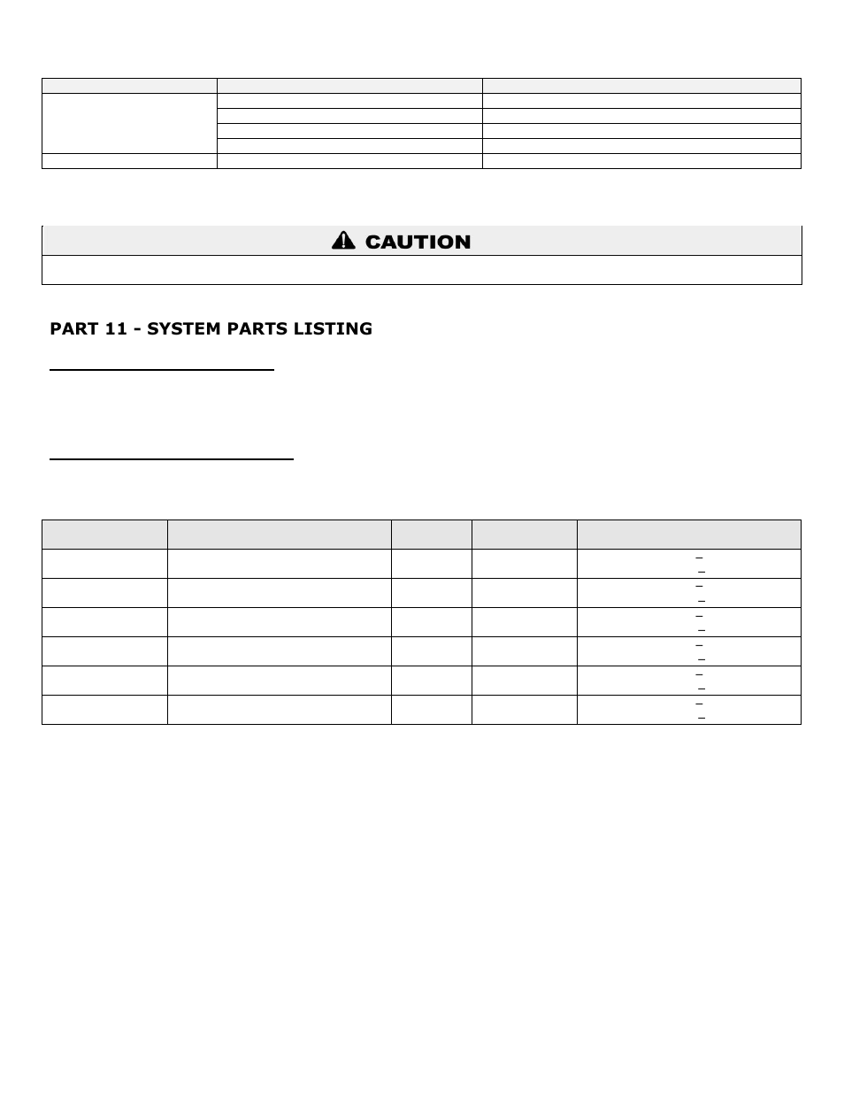 Part 11 - system parts listing, A. estimated component life, B. warranties and disclaimers | HTP SSC-119SE User Manual | Page 30 / 39