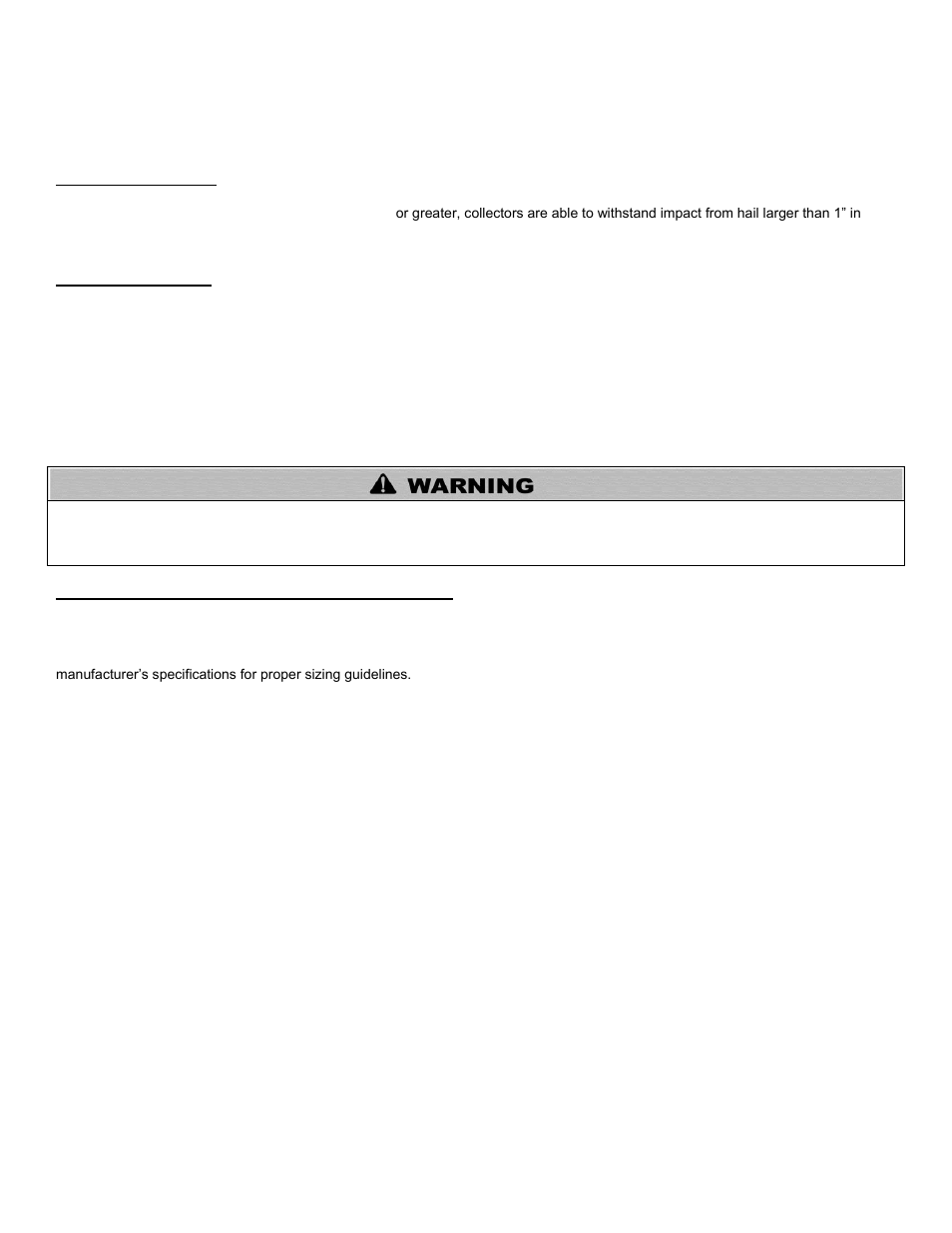 N. hail resistance, O. storage tanks, P. thermal expansion (closed loop systems) | HTP SSU-119SE User Manual | Page 12 / 38