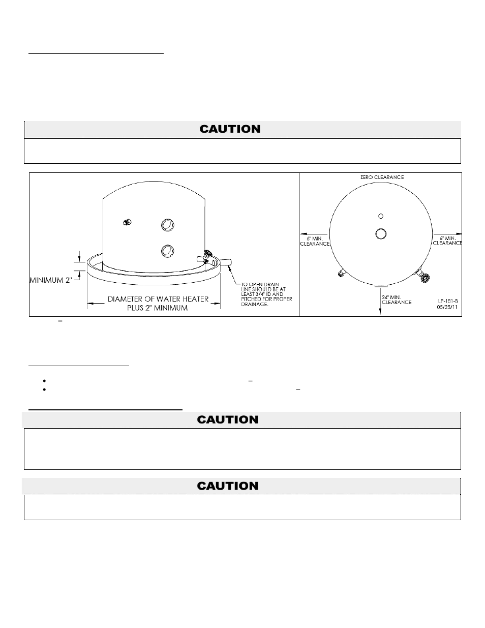 B. locating the storage tank, C. optional equipment, D. water chemistry requirements | HTP GL-175 User Manual | Page 5 / 12