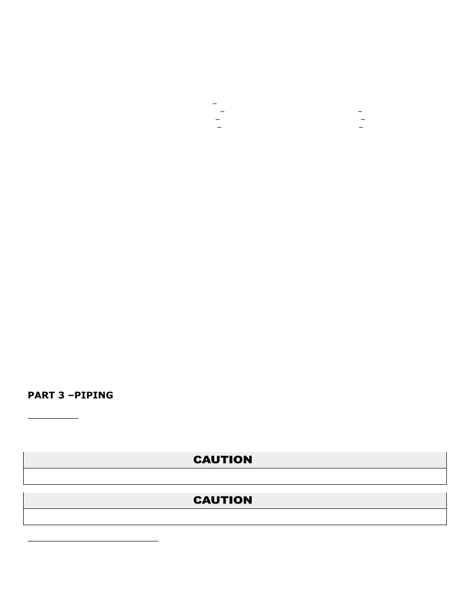 Part 3, Piping, A. plumbing | B. tankless coil connections, Part 3 –piping | HTP GL-175 User Manual | Page 6 / 12