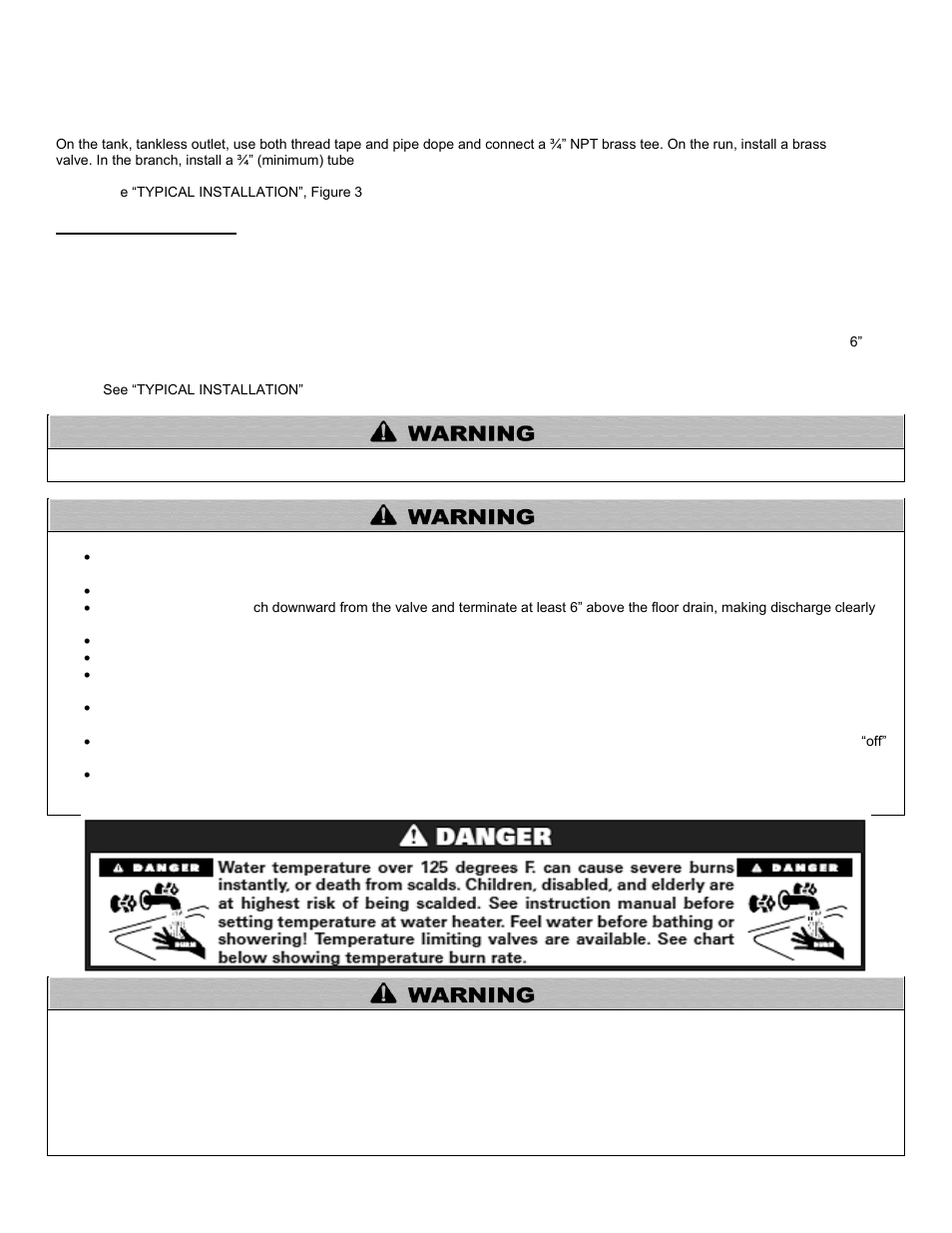 C. hot water outlet | HTP GL-175 User Manual | Page 7 / 12