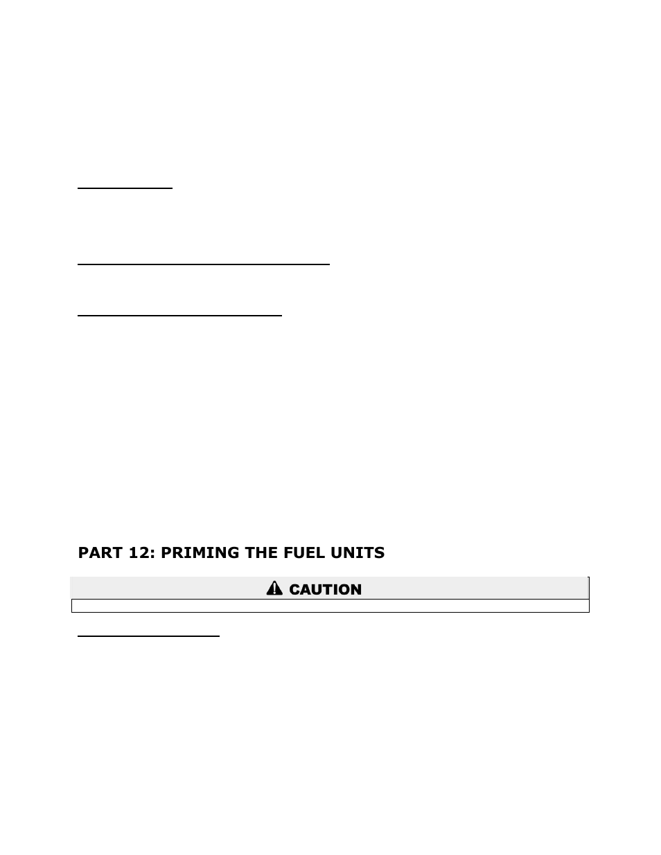 D. return line, E. pressure test for buried oil lines, F. miscellaneous information | Part 12: priming the fuel units, A. single line system | HTP Oil-Fired Water Heater User Manual | Page 14 / 18